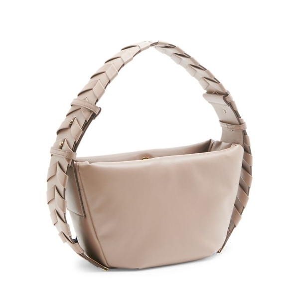 Stella McCartney Handbags - Stella McCartney Braided Puff Shoulder Bag Moss Tan